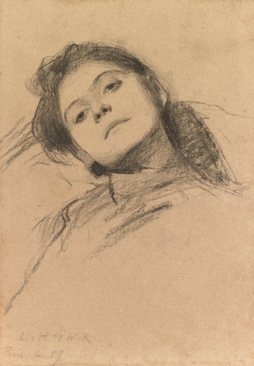 Studie dívky od Ludwig von Hofmann