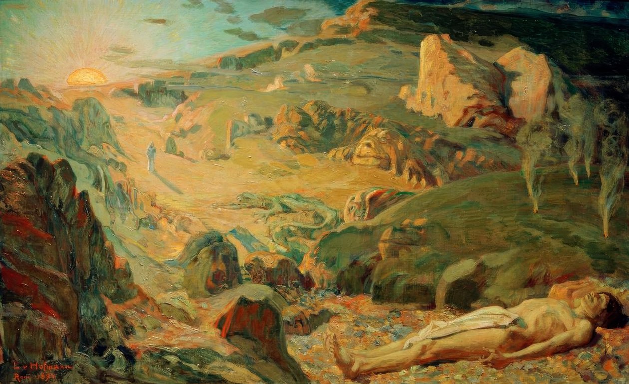Údolí hrůzy od Ludwig von Hofmann