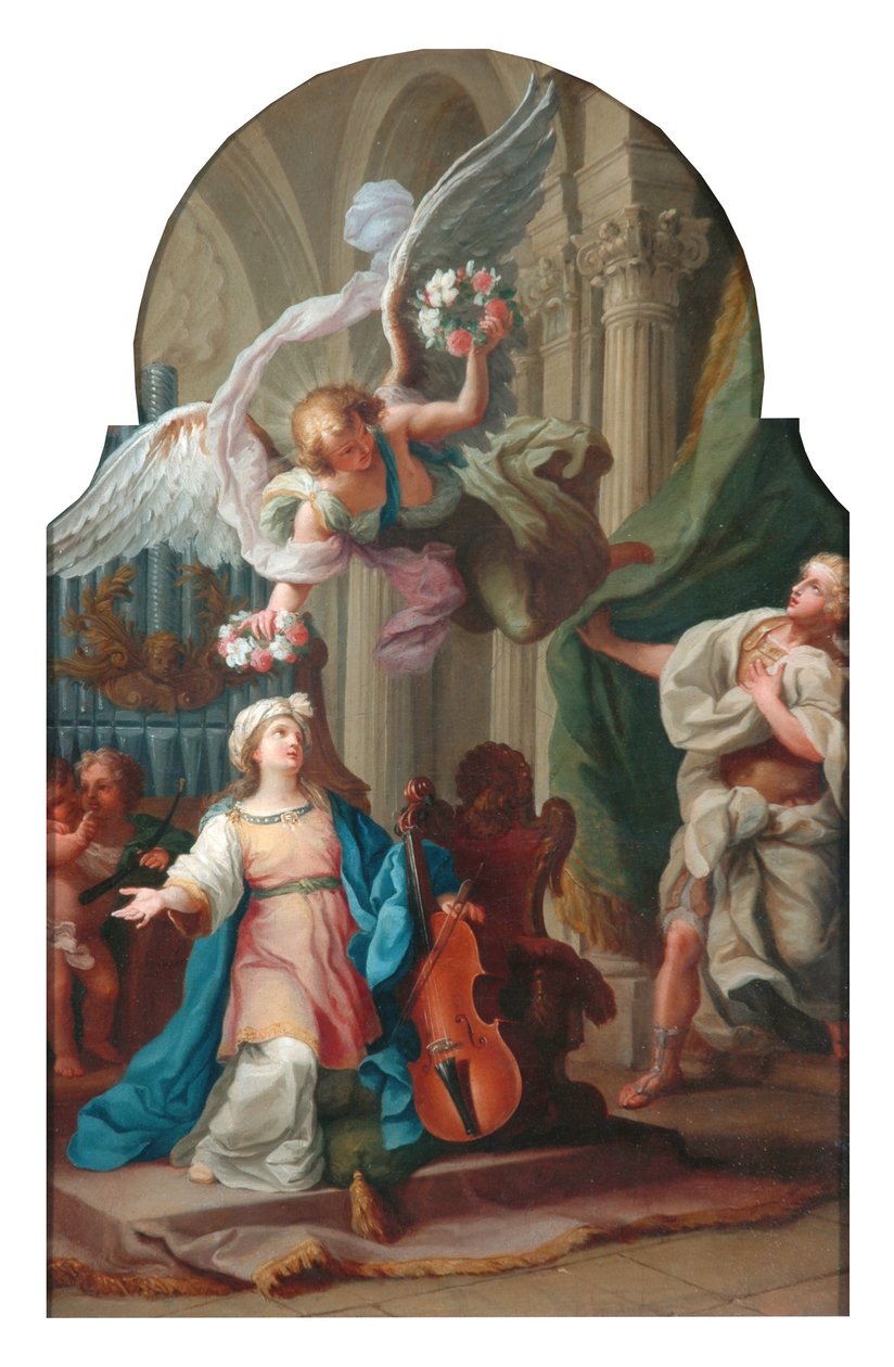 Svatá Cecílie od Luigi Vanvitelli