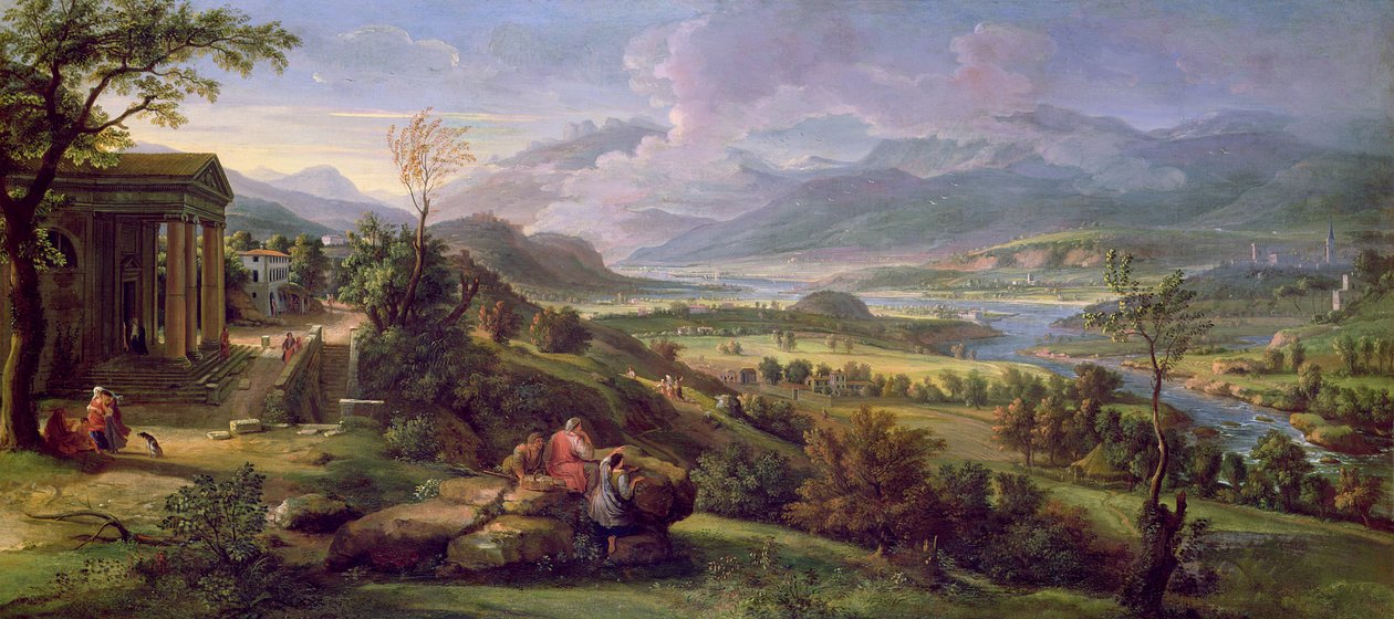 Údolí Tibery od Luigi Vanvitelli