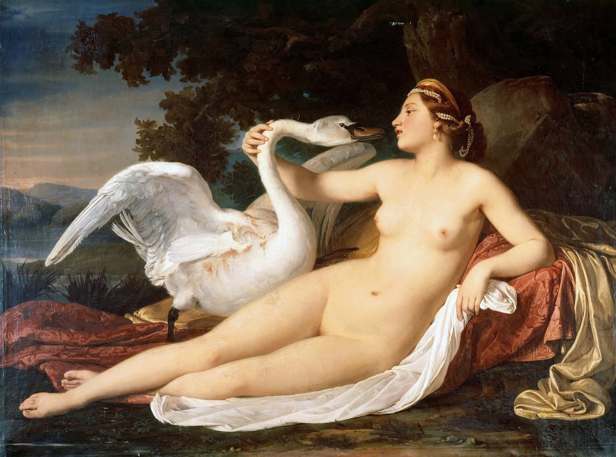 Leda a labuť, 1840-1850. od Luigi Mussini