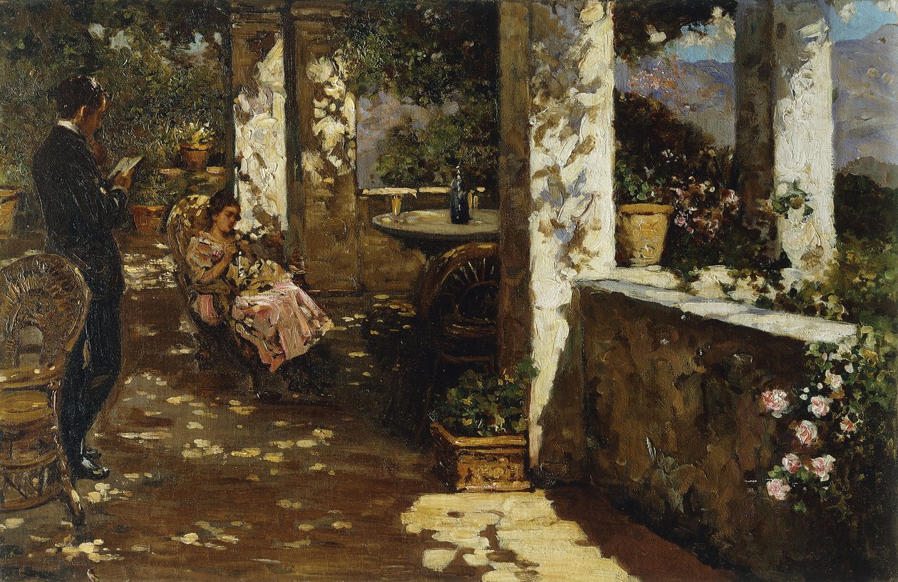 Odpočinek na terase, od Luigi Rossi