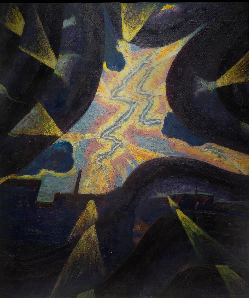 Siločáry / síla blesku od Luigi Russolo
