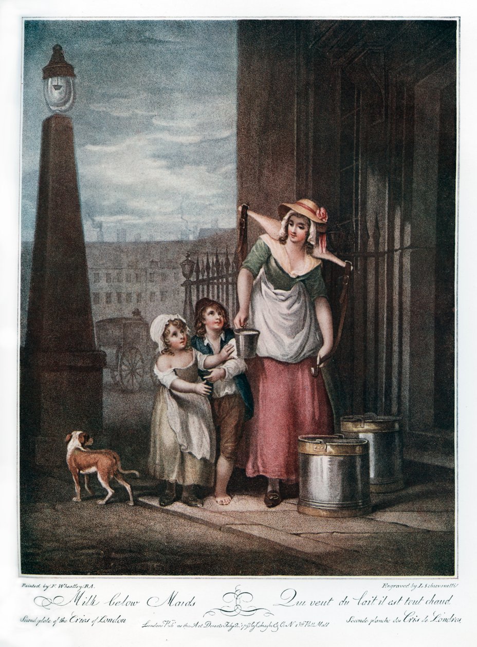 Mléko pod služkami, 1793. od Luigi Schiavonetti