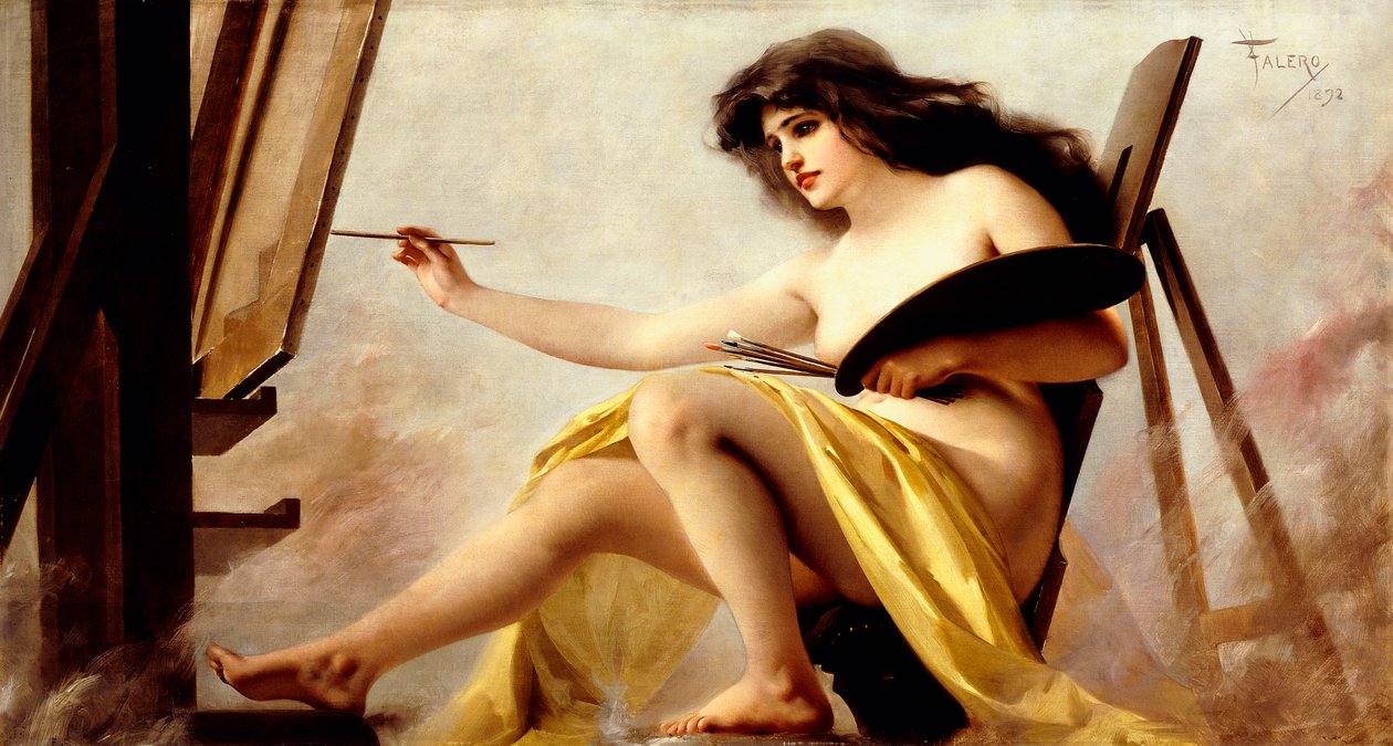 Alegorie malby, 1892 od Luis Riccardo Falero