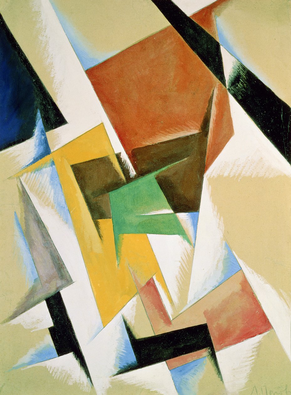 Kompozice, 1921 od Lyubov Sergeevna Popova
