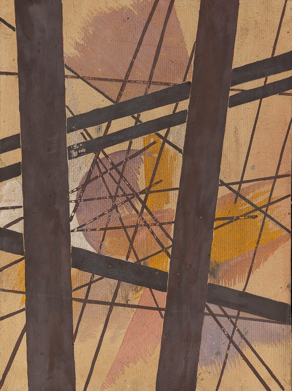 Konstrukce vesmírných sil, cca 1921-1922. od Lyubov Sergeyevna Popova