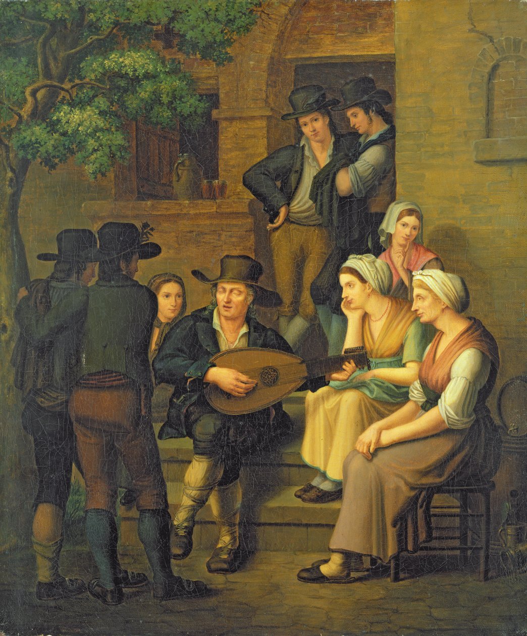 Slepý zpěvák, 1828 od M Von