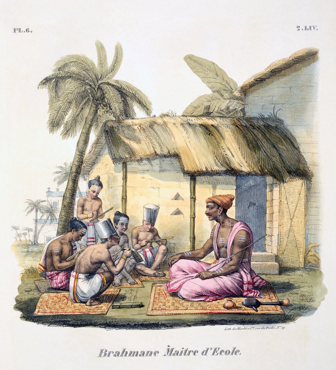 Brahminský učitel, 1827-35 od M.E. Burnouf