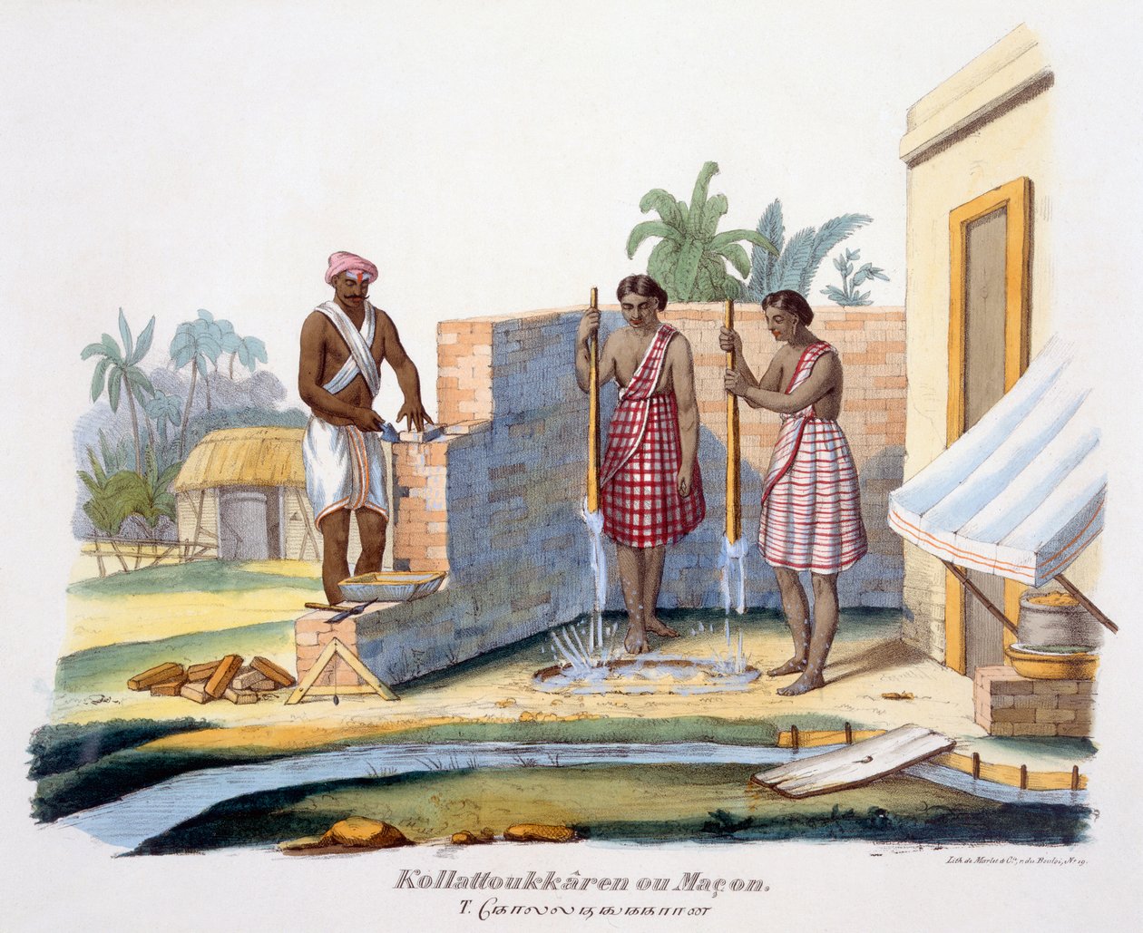 Zedník nebo stavitel, 1827-35 od M.E. Burnouf