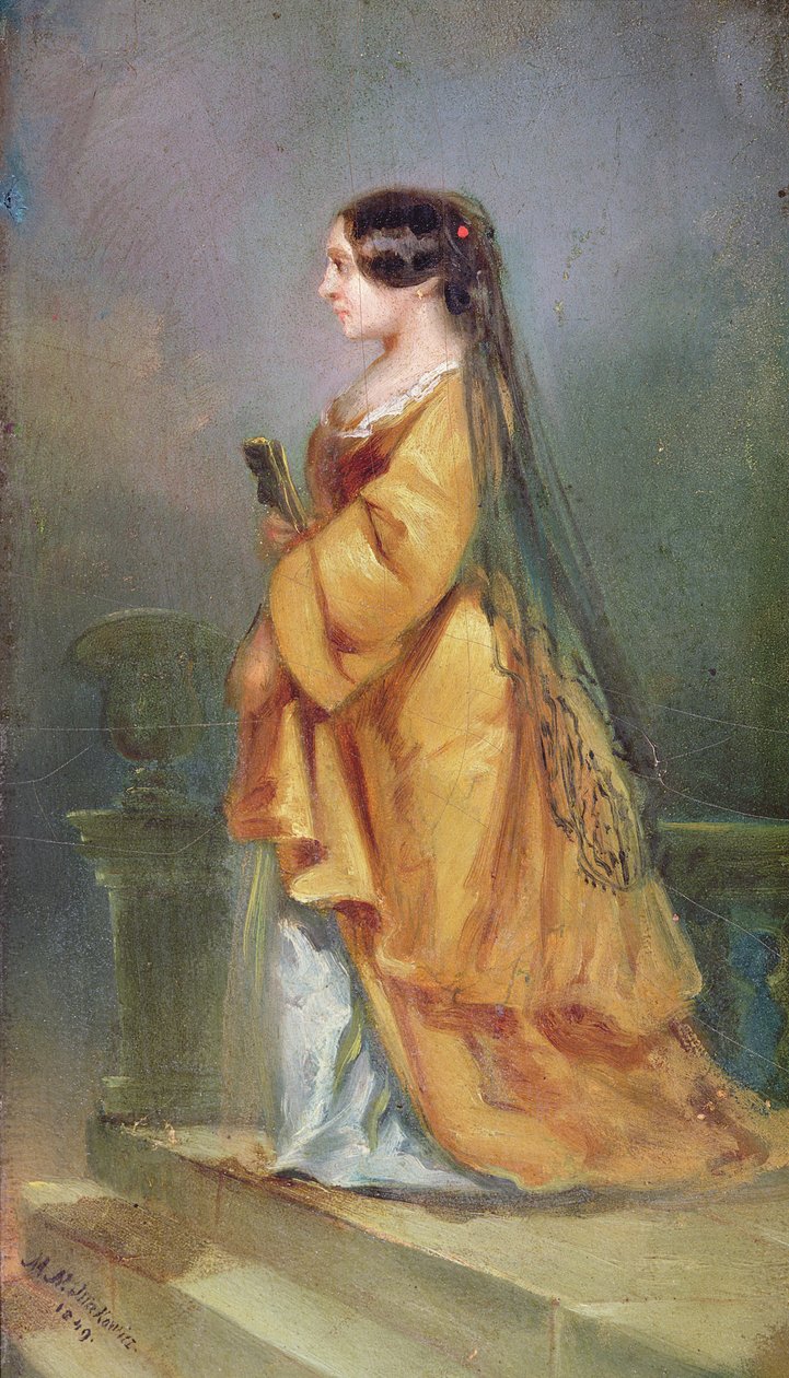 Portrét George Sandové (1804-76) 1849 od M.N. Makowicz