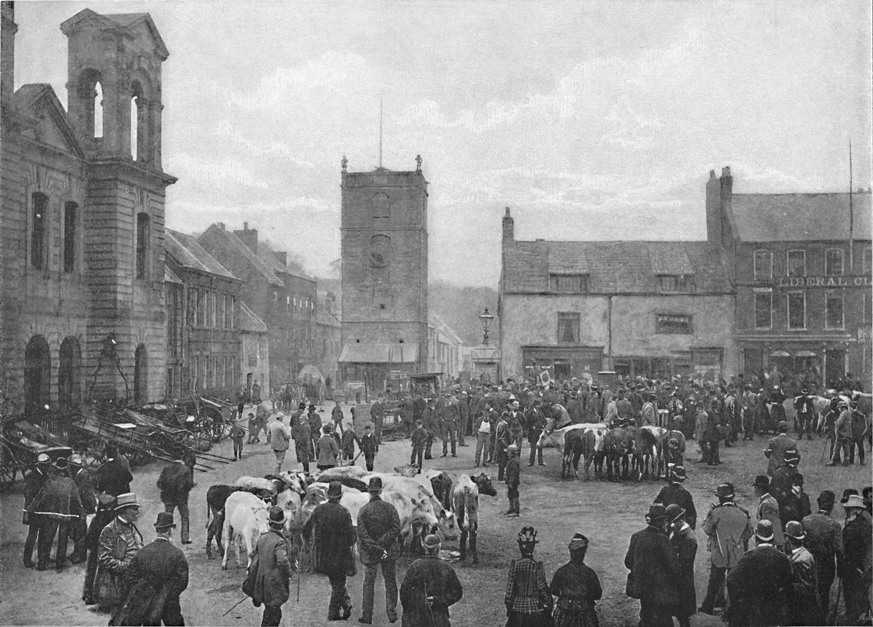 Tržiště, Morpeth, c1896 od M. Aunty