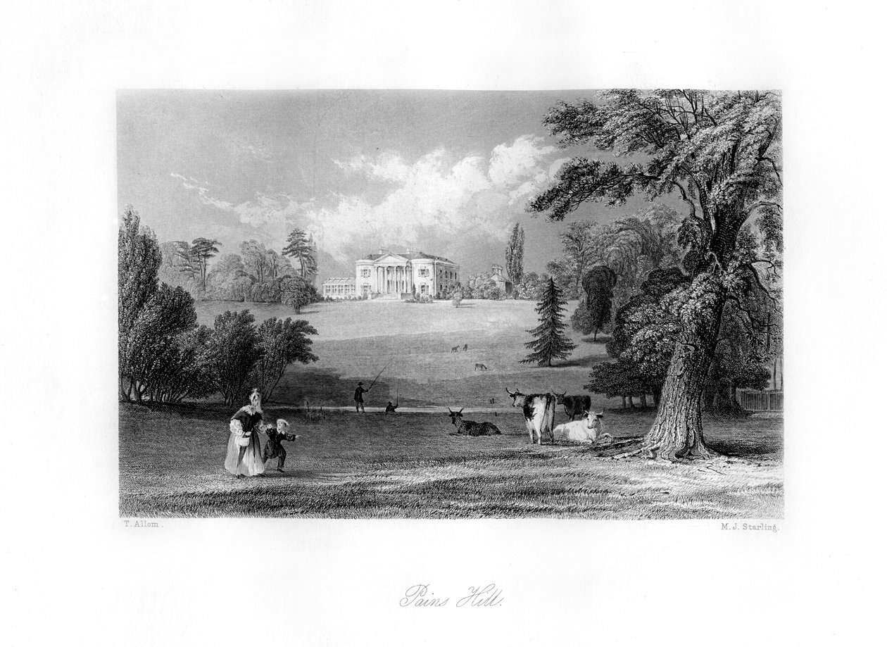 Pains Hill, Surrey, 19. století. od M. J. Starling