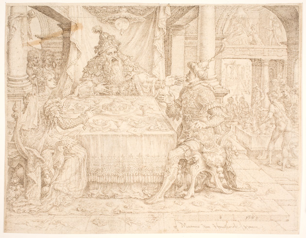 Pád Hamana od Maarten van Heemskerck