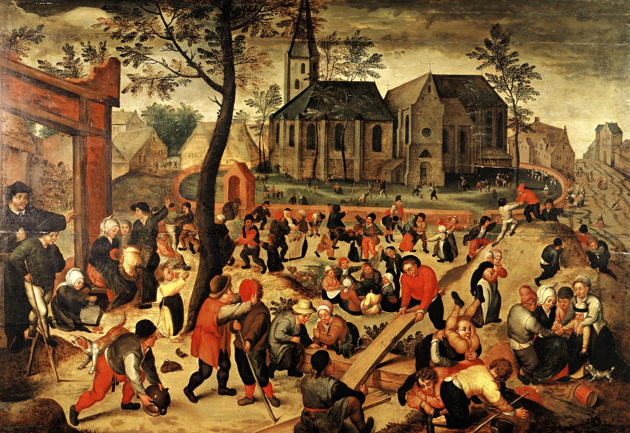 Dětské hry od Maerten van Cleve