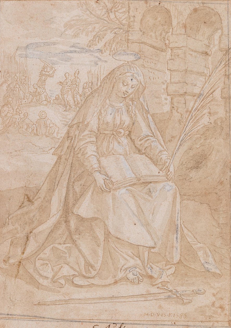 Svatá Justina, 1584. od Maerten Vos de