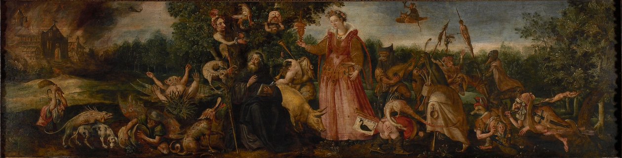 Pokušení svatého Antonína, 1585-1590. od Maerten Vos de