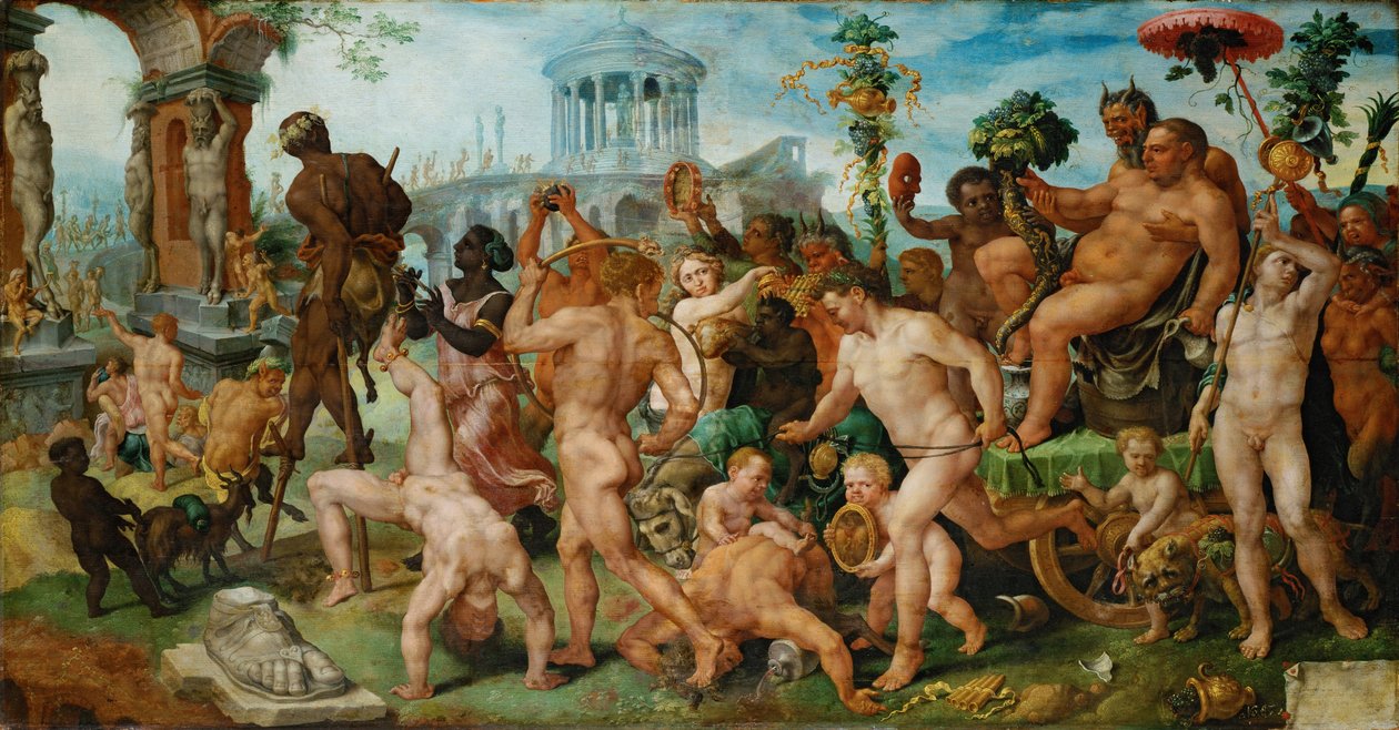 Bakchův triumf, 1536-7 od Maerten van Heemskerck