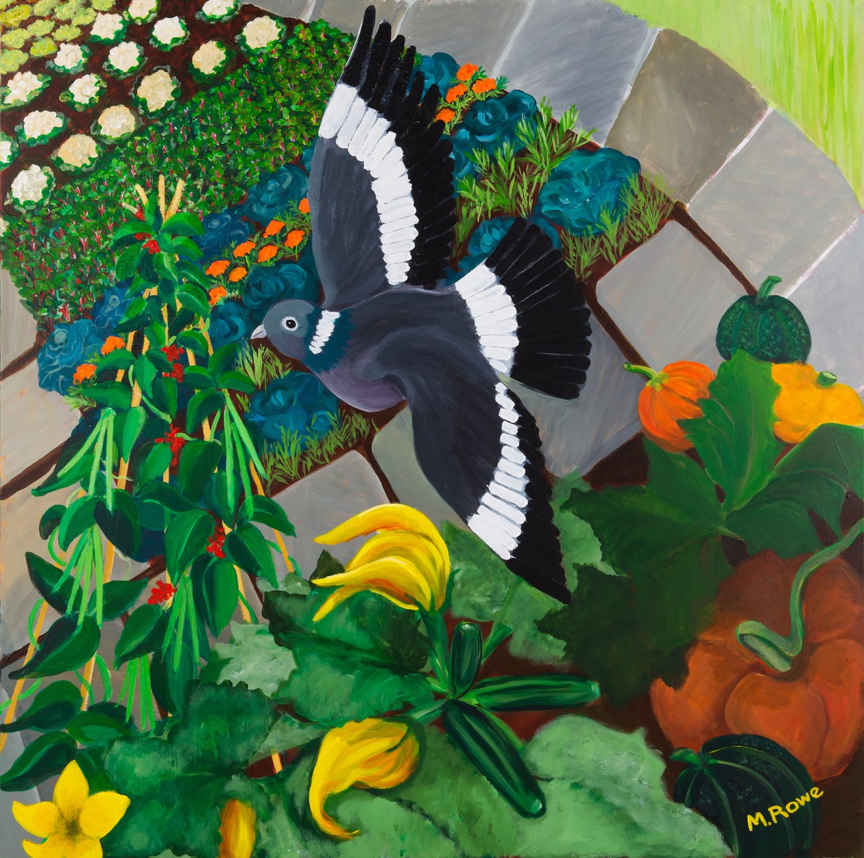 Zeleninová zahrada, 2013 od Maggie Rowe
