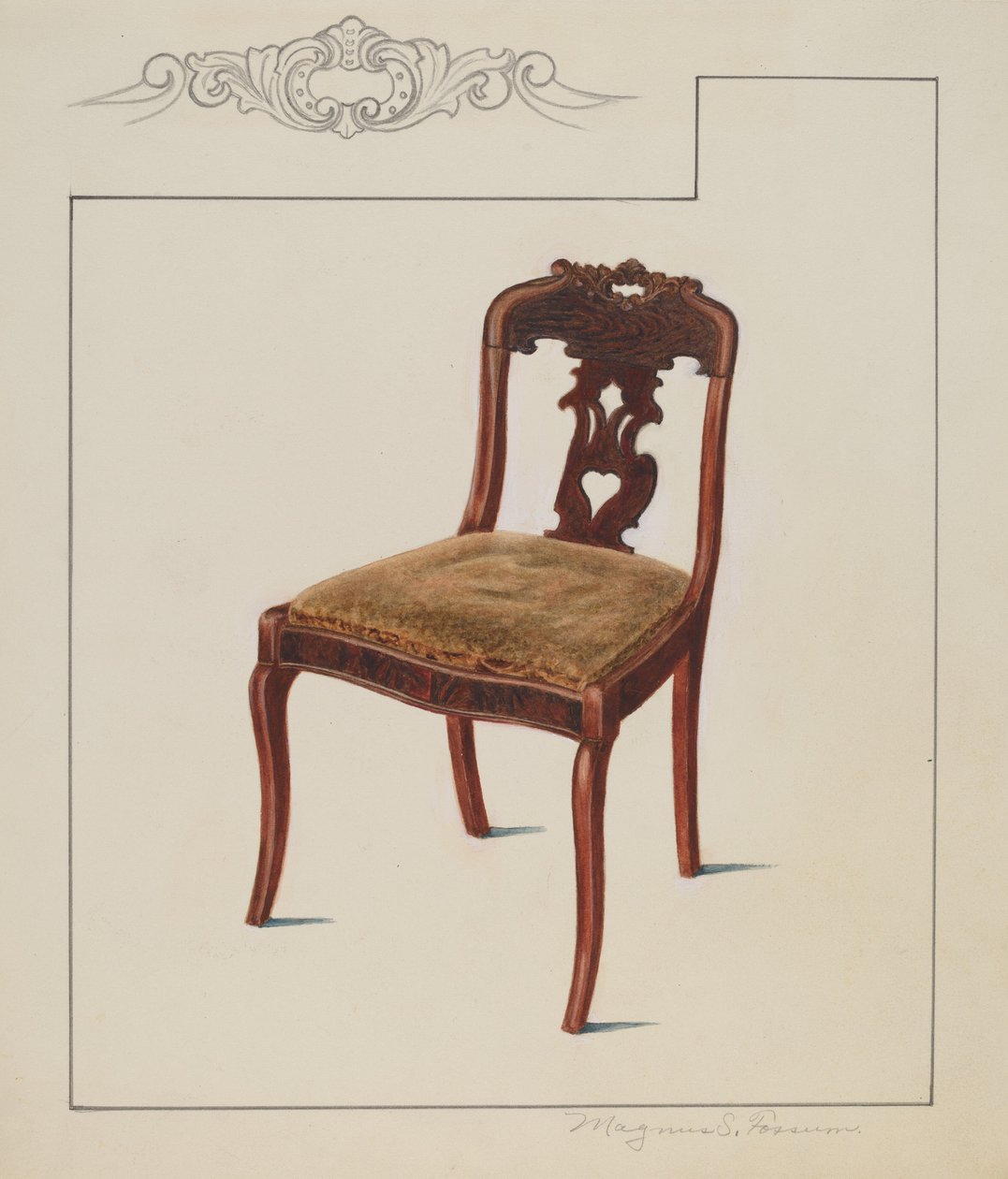 Předseda, c. 1936. od Magnus S. Fossum