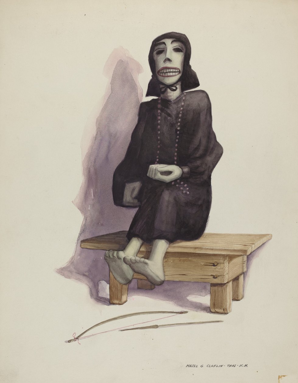 Figura smrti Muerto, c. 1937. od Majel G. Claflin