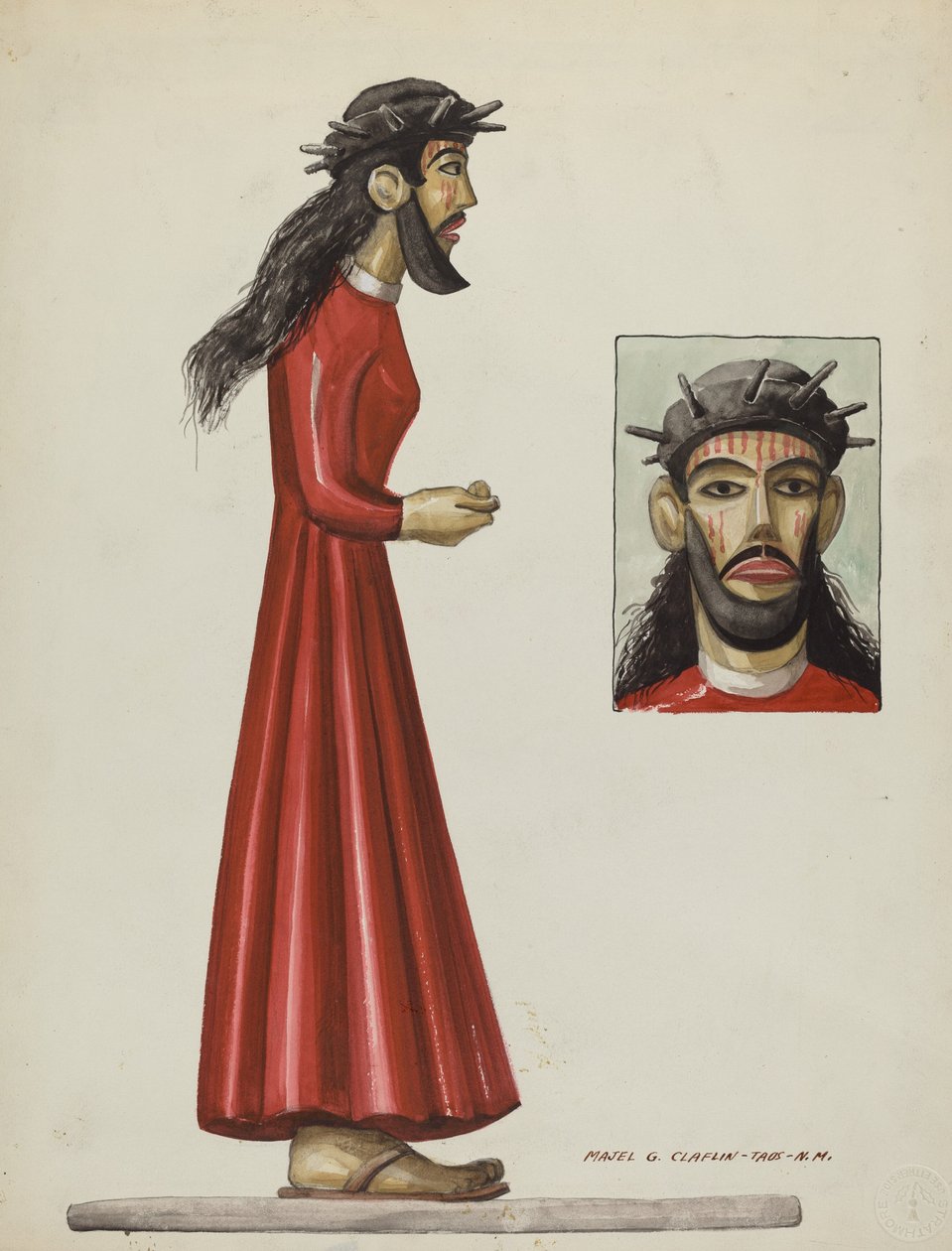 Santo Christo, c. 1937. od Majel G. Claflin