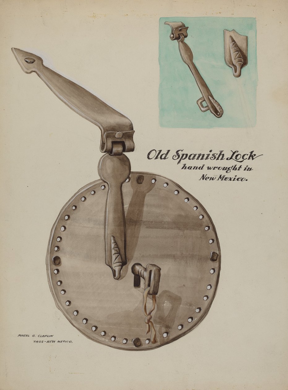 Španělský zámek, c. 1937. od Majel G. Claflin
