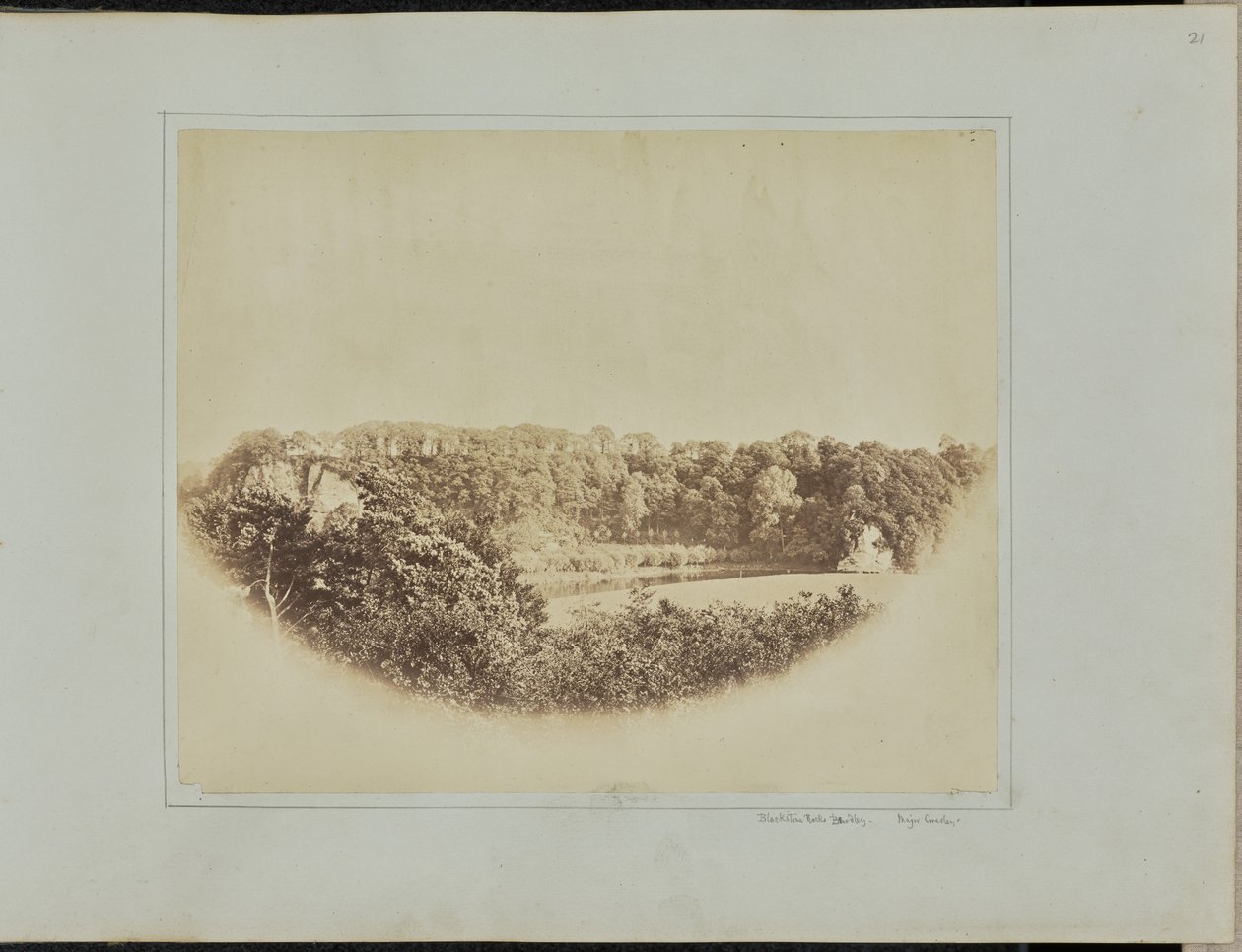 Blackstone Rocks, Bewdley od Major F. Gresley