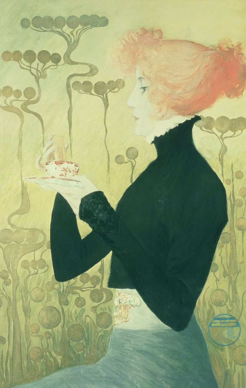 Portrét Sarah Bernhardt od Manuel Orazi