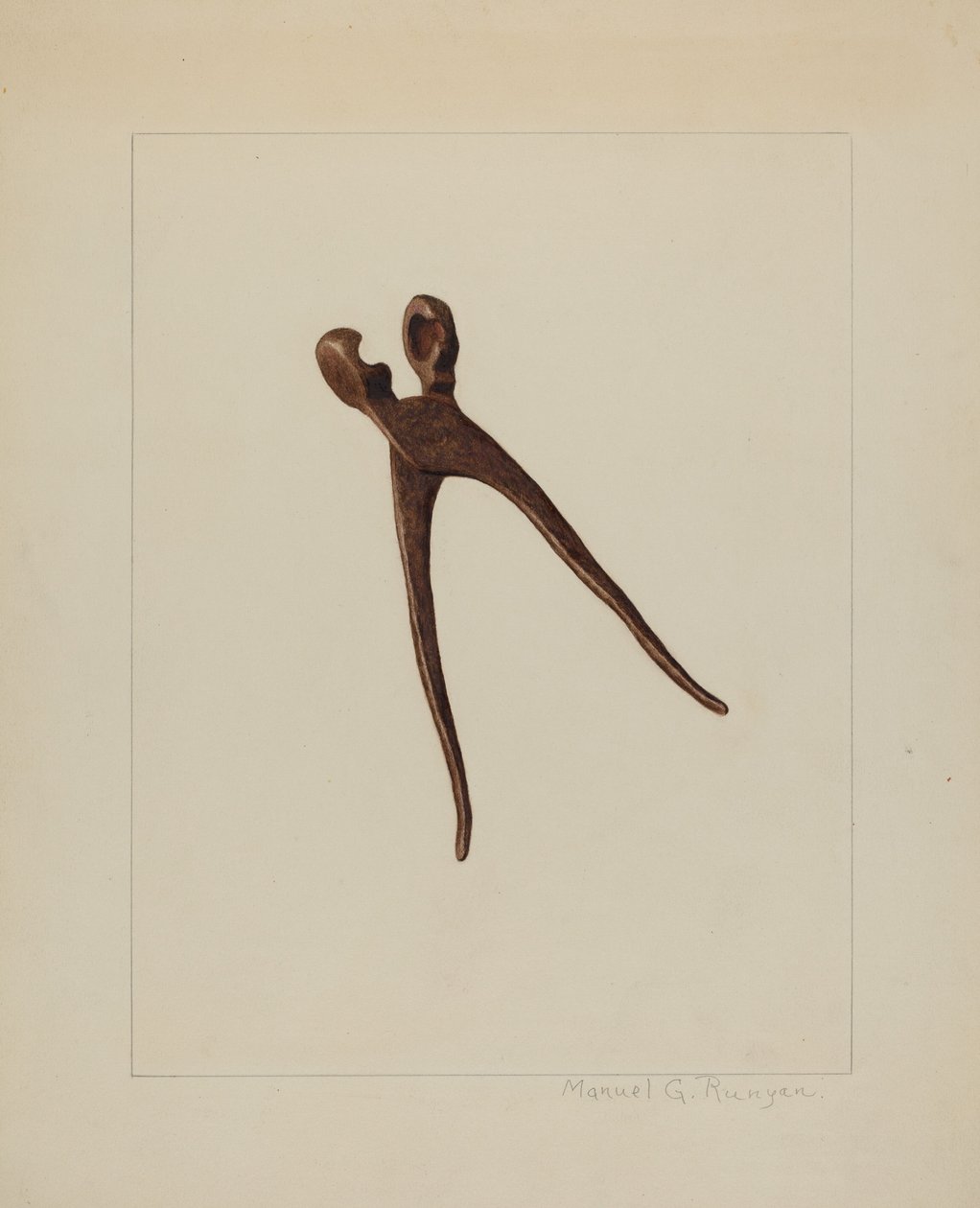 Kulová forma, c. 1938. od Manuel G. Runyan