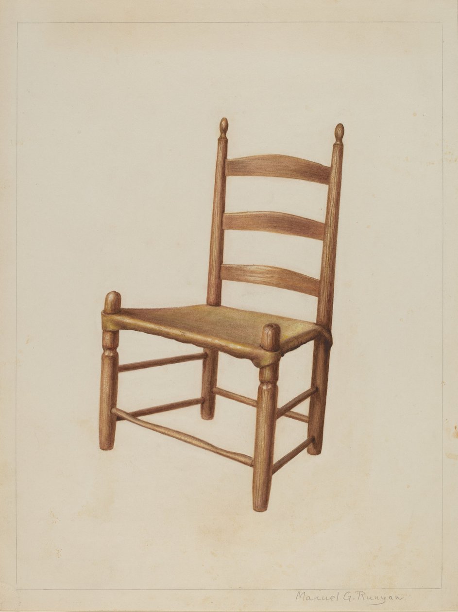 Židle do jídelny, c. 1938. od Manuel G. Runyan