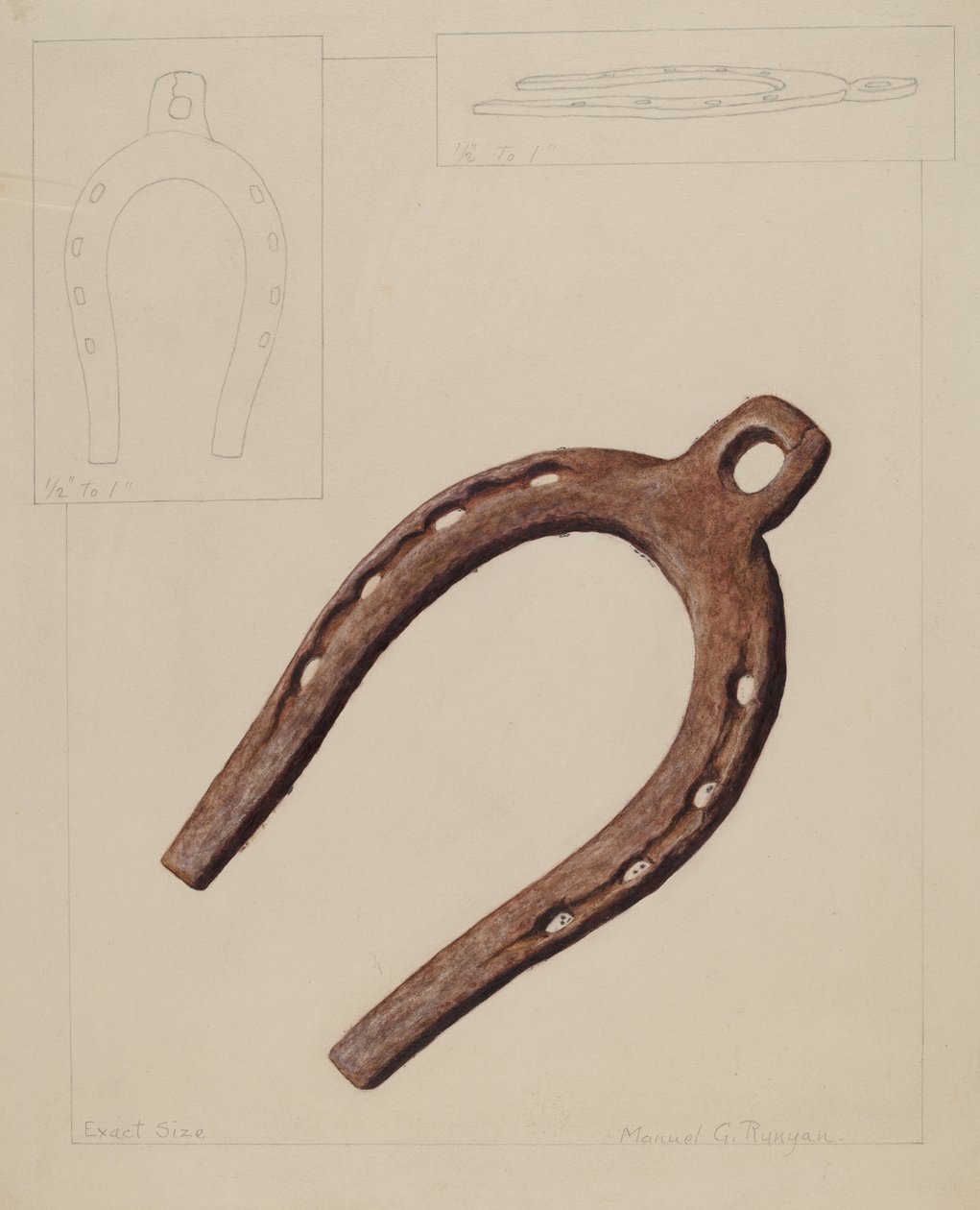 Mule Shoe, c. 1937. od Manuel G. Runyan