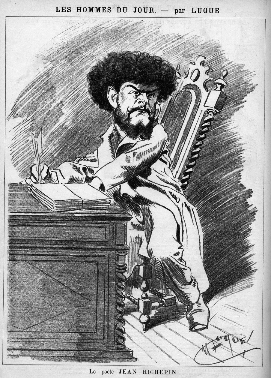 Jean Richepin (1849-1926), francouzský spisovatel. od Manuel Luque