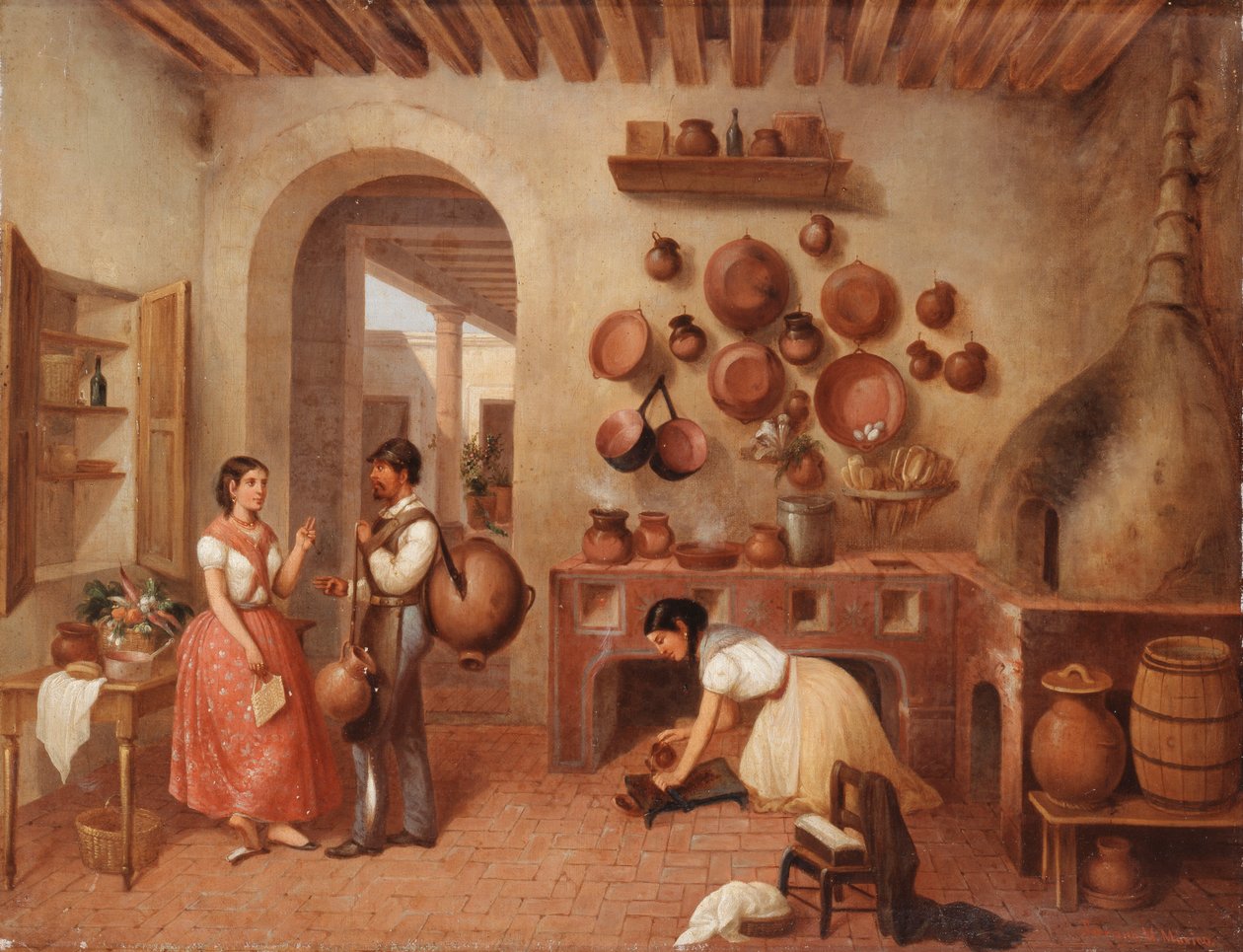 V kuchyni Hacienda, od Manuel Serrano