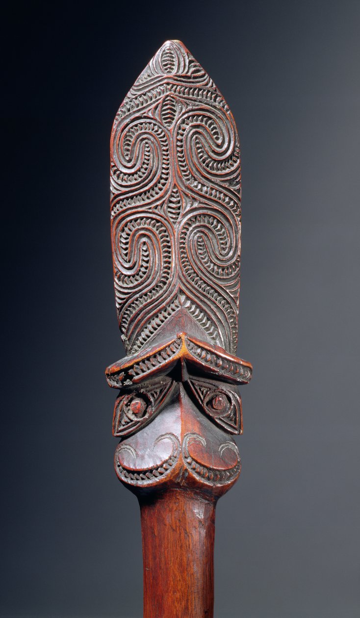 Taiaha Staff (dřevo) od Maori