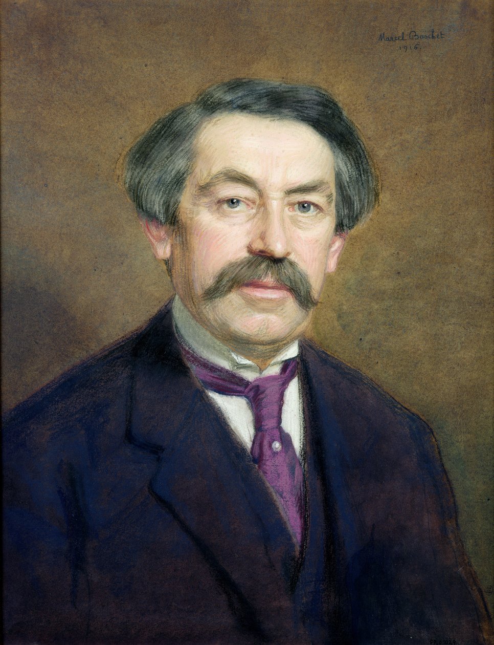 Portrét Aristida Brianda (1862-1932) 1916 (pastel na papíře) od Marcel Andre Baschet