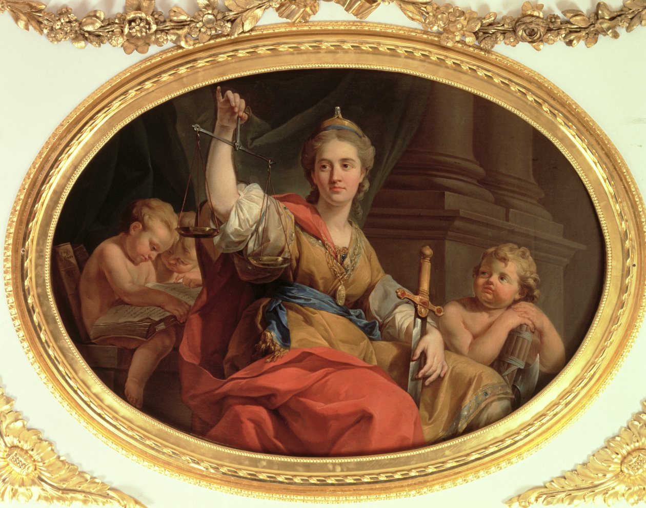 Spravedlnost, kolem roku 1777 od Marcello Bacciarelli