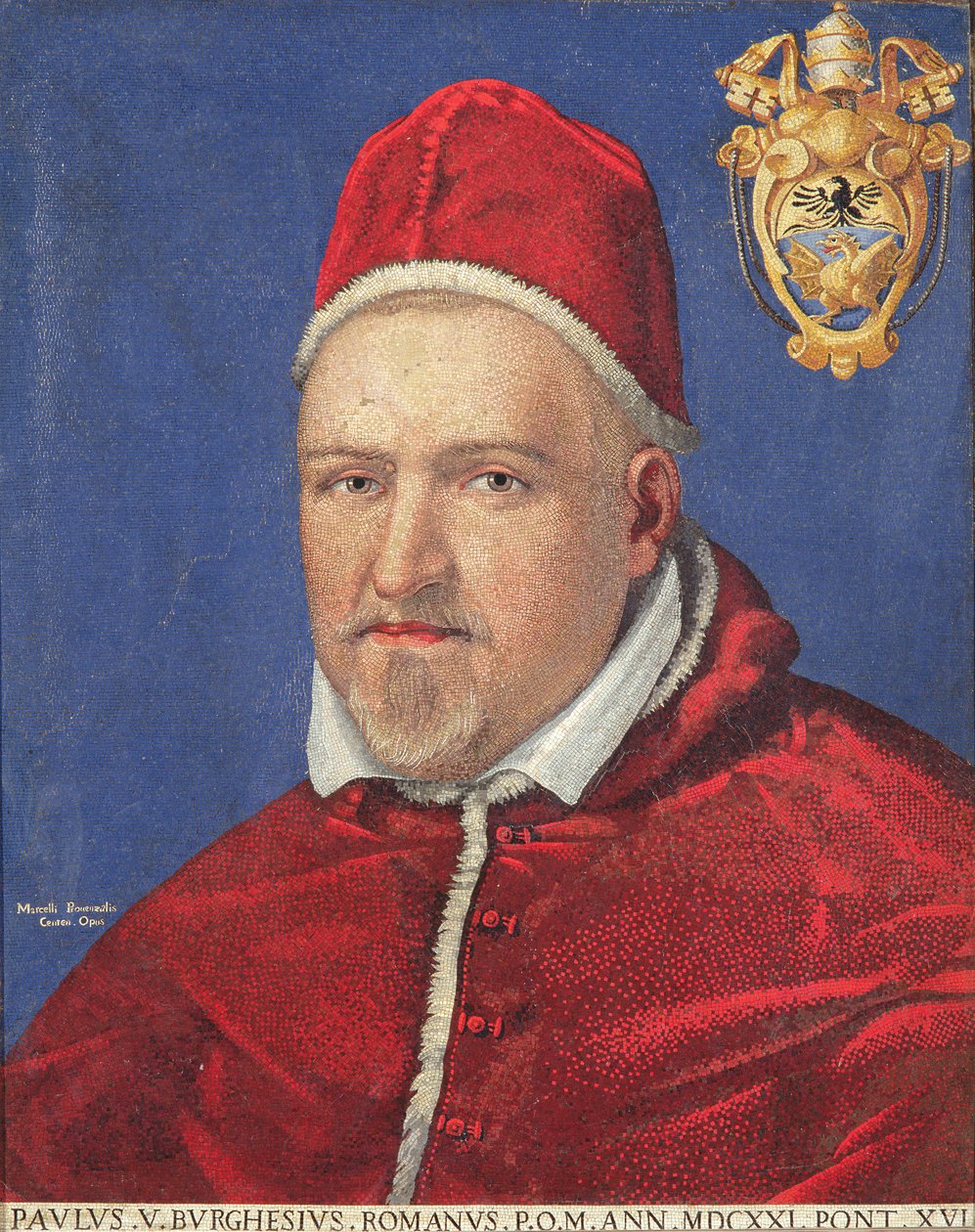 Papež Pavel V. (mozaika) od Marcello Provenzale
