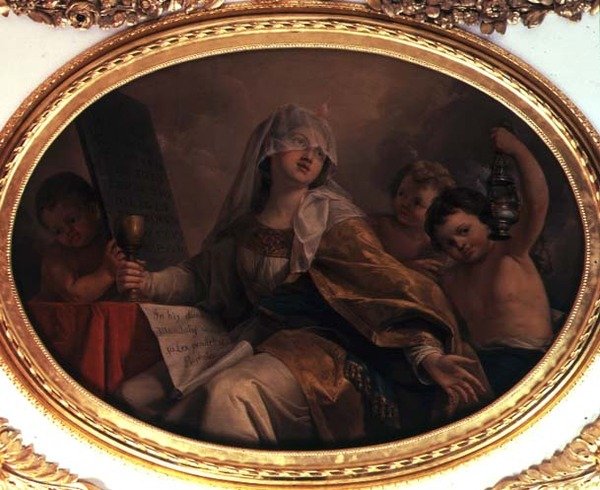 Faith, cca 1777 (olej na plátně) od Marcello Bacciarelli