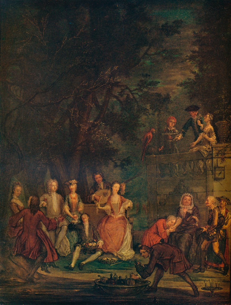 A Conversation Piece, c1700 1931 od Marcellus Laroon the Younger