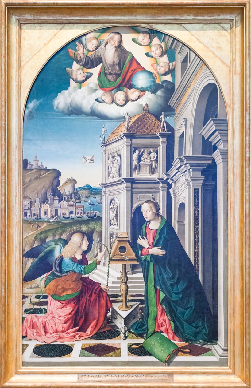 Ilmestys (öljy puulle) od Marco Palmezzano