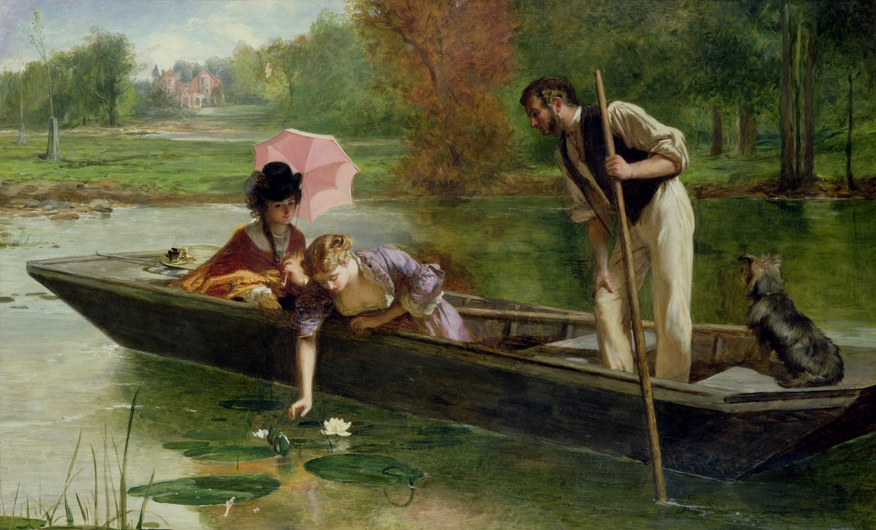 Příjemné místo na Temži, 1863 od Marcus Stone
