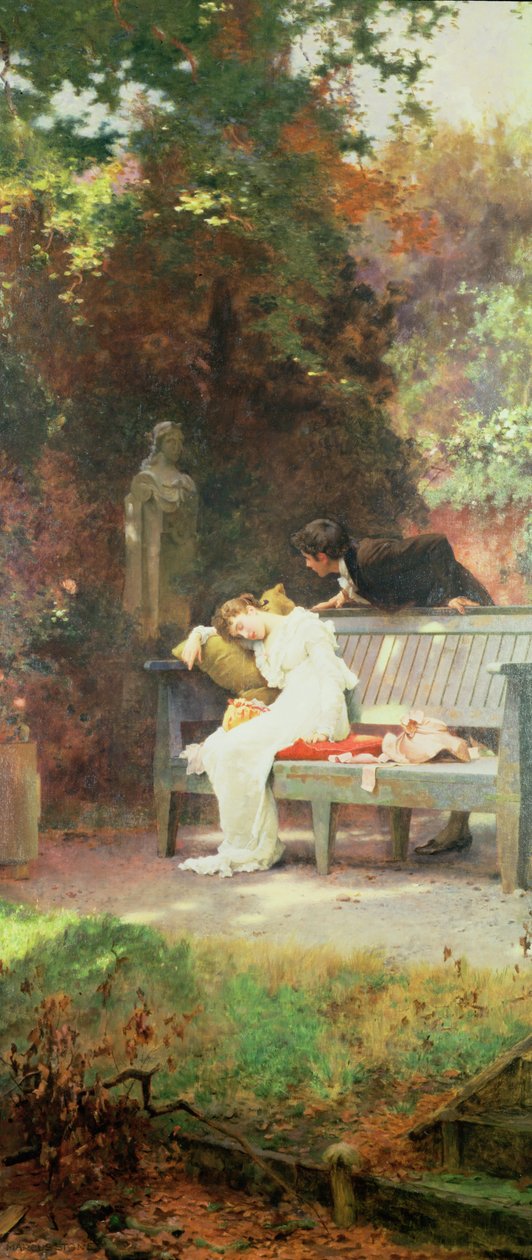 Ukradený polibek, 1894 od Marcus Stone