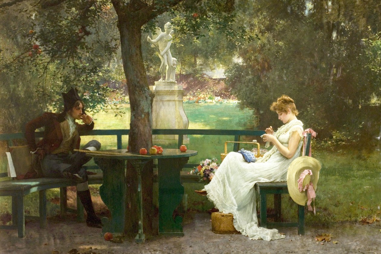 Zamilovaný, 1888 od Marcus Stone