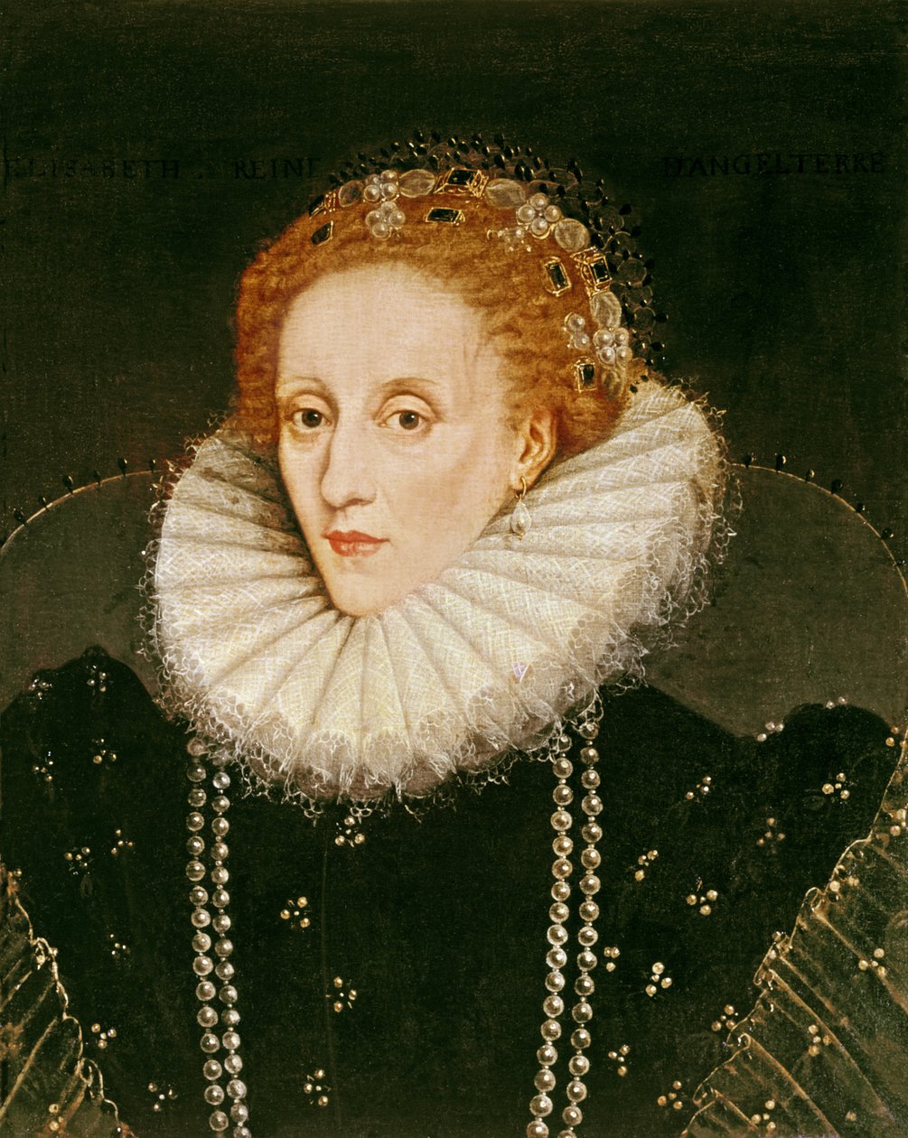 Portrét královny Alžběty I. (1533-1603) od Marcus Garret Gheeraerts the Younger