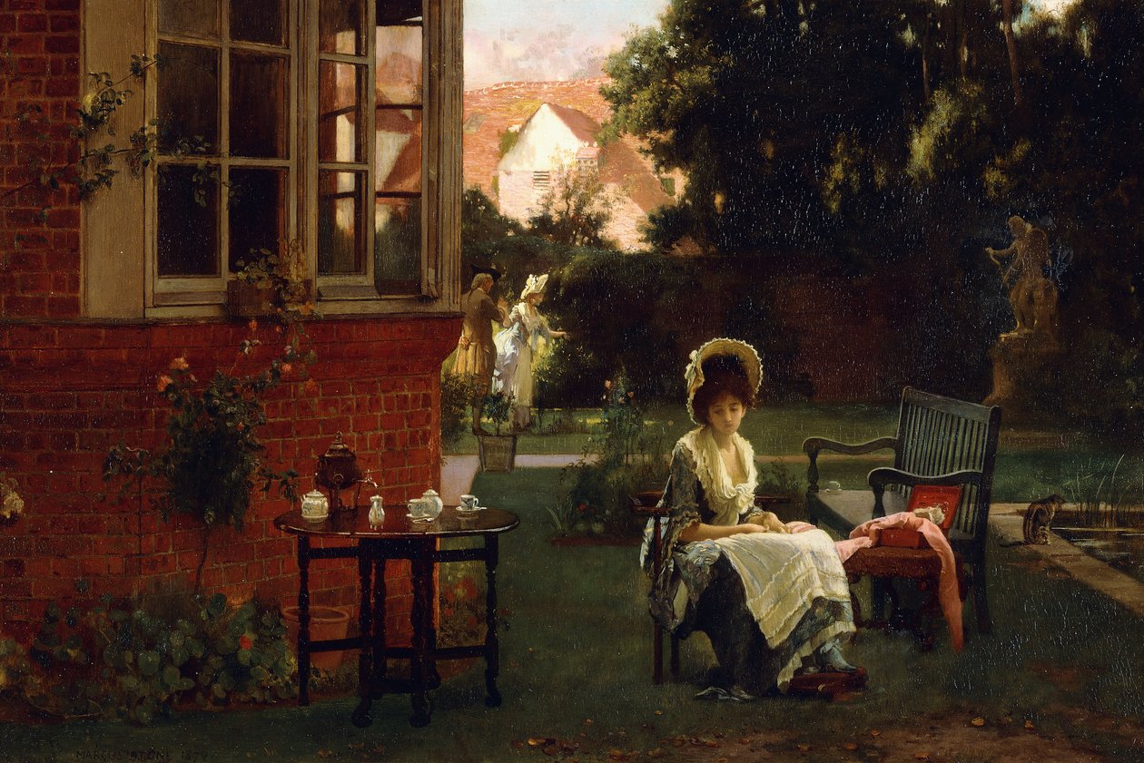 Ve stínu, 1879 od Marcus Stone