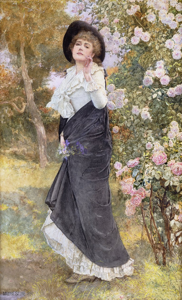 Čas květu růže, 1891 od Marcus Stone