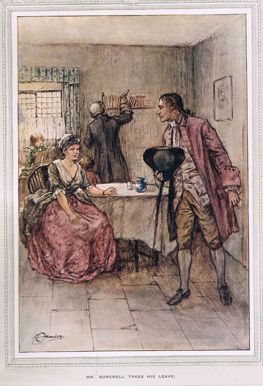 Pan Burchell se rozchází, ilustrace z 