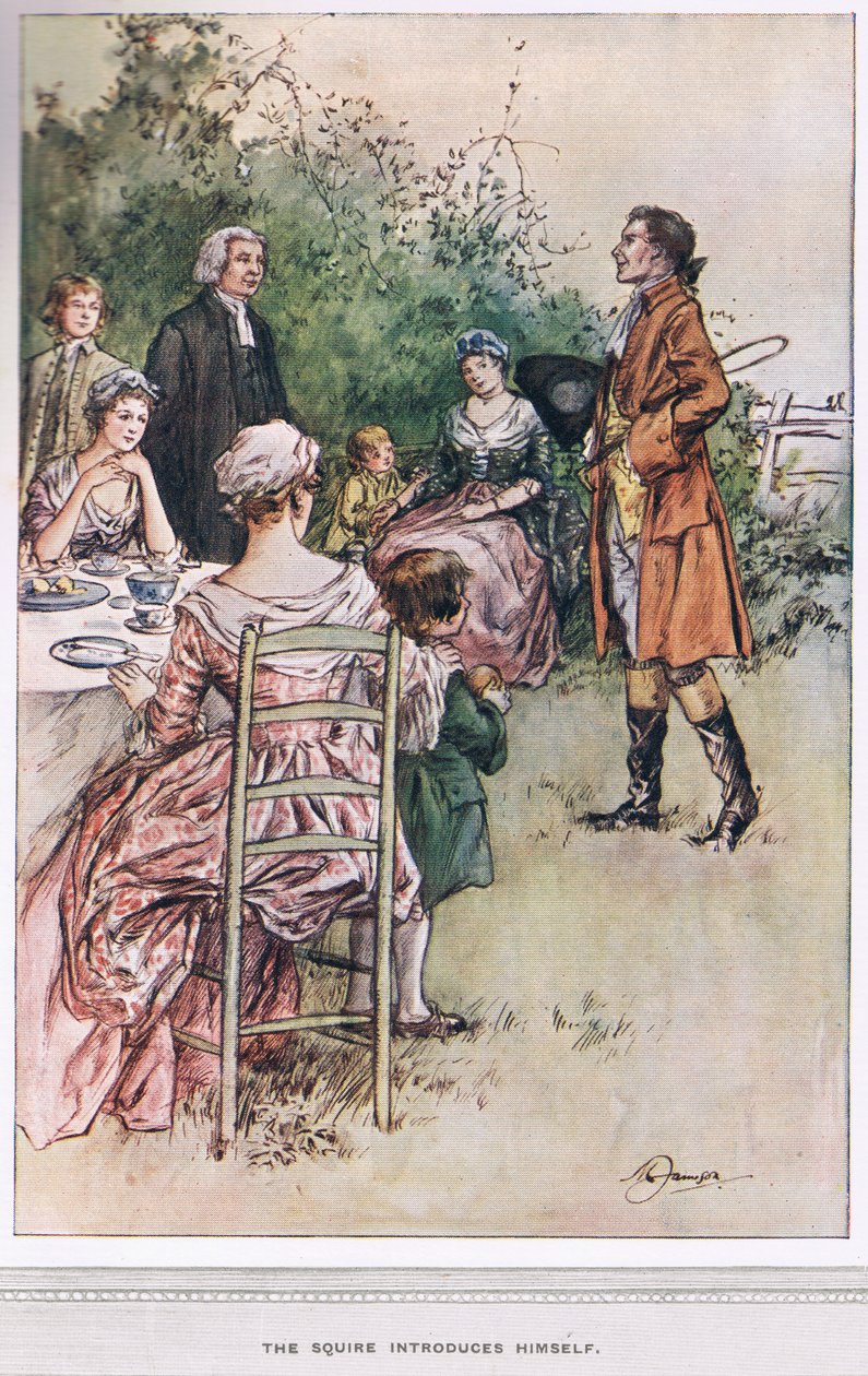 Panoš se představuje, ilustrace z 