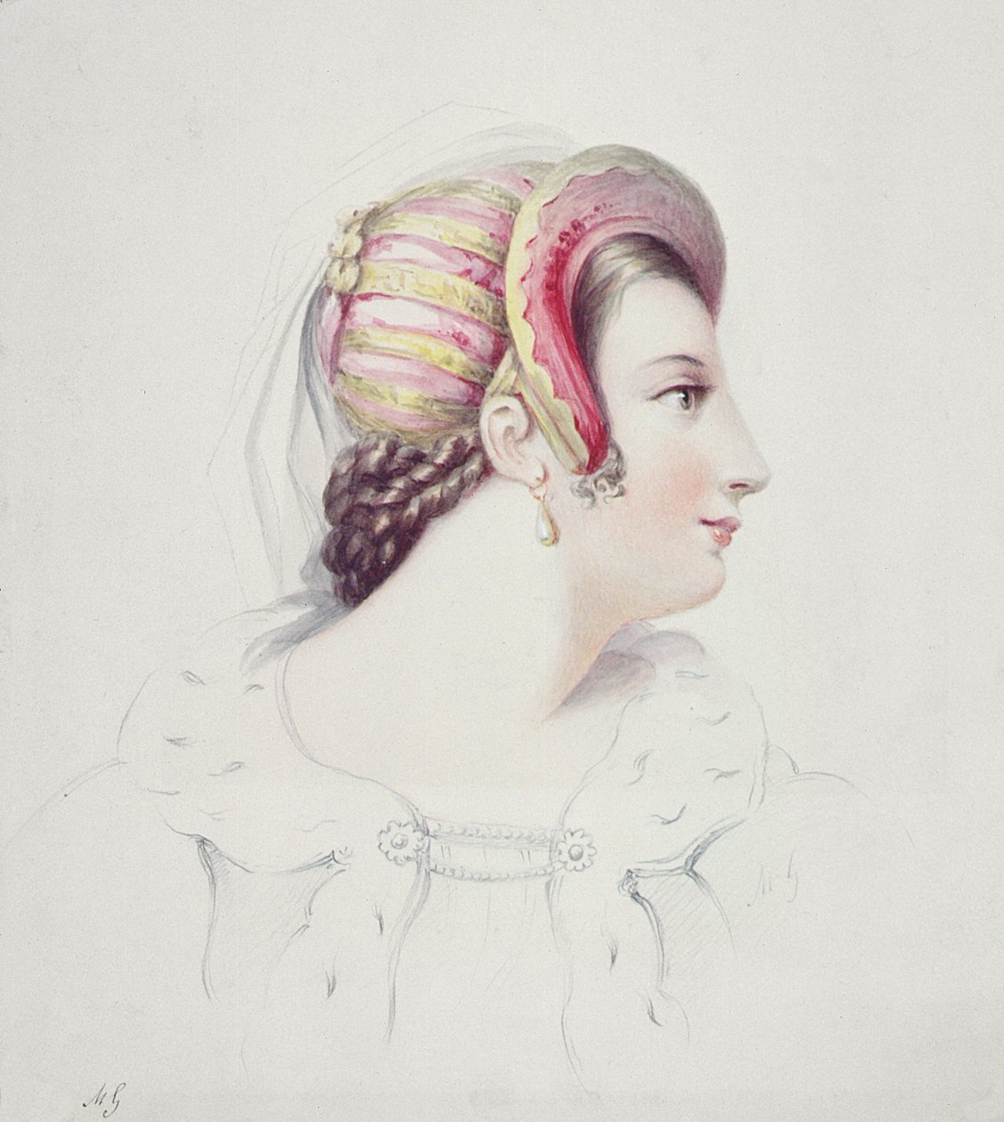 Johannah (kresba) od Margaret Sarah Carpenter